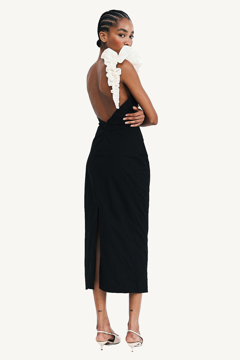 Violetta B&W Middi Dress