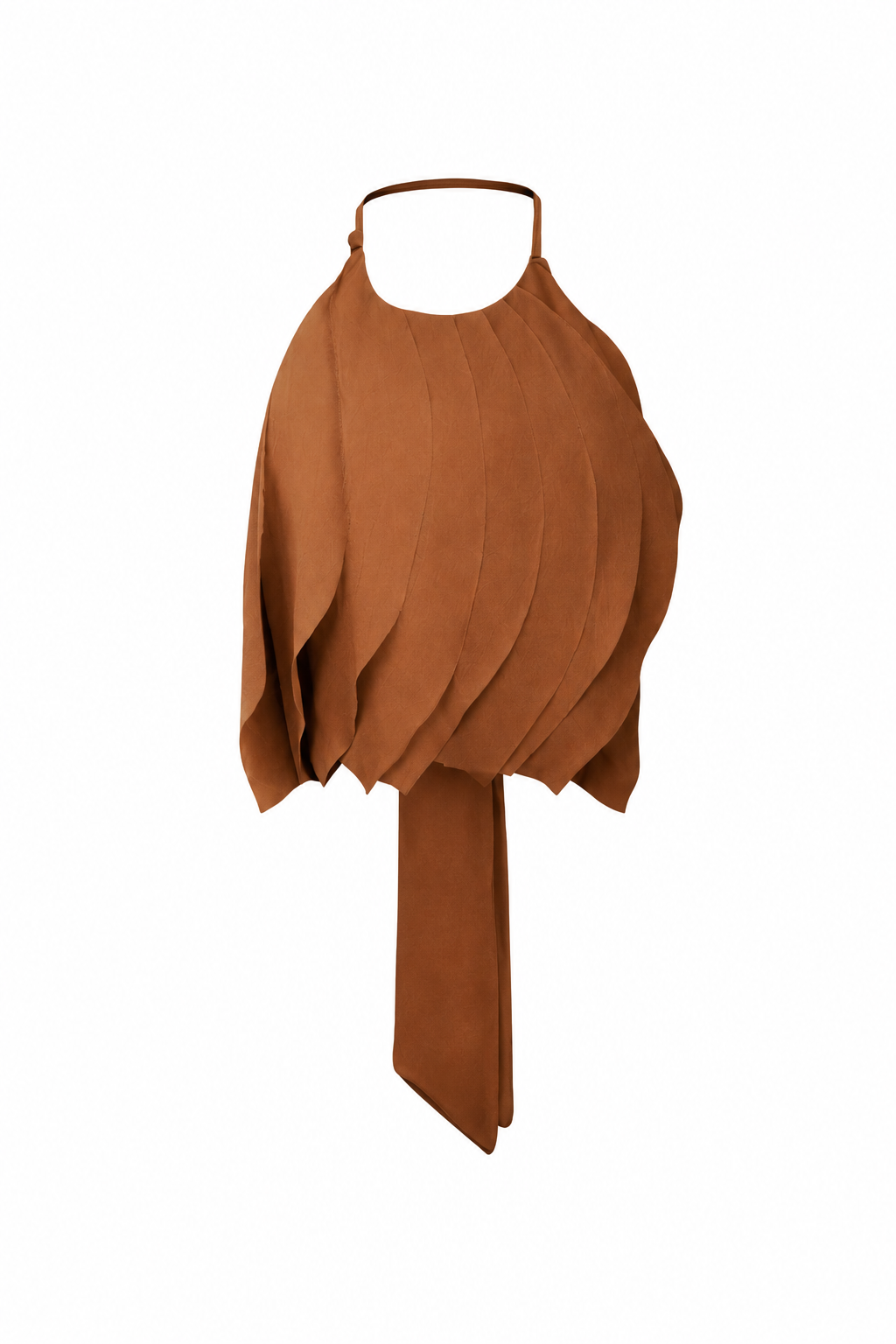 Pote Almond Halterneck Top