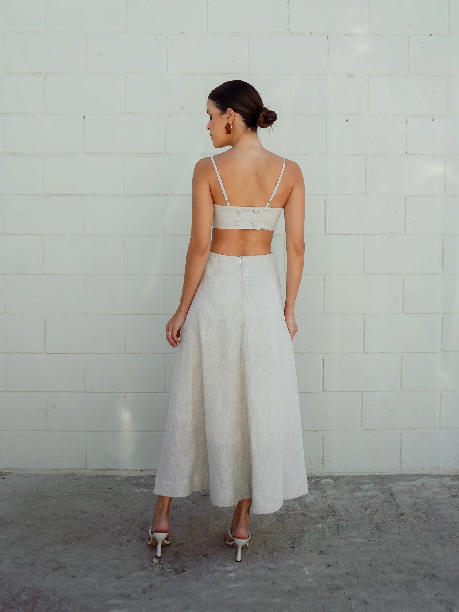 Heart Linen Dress