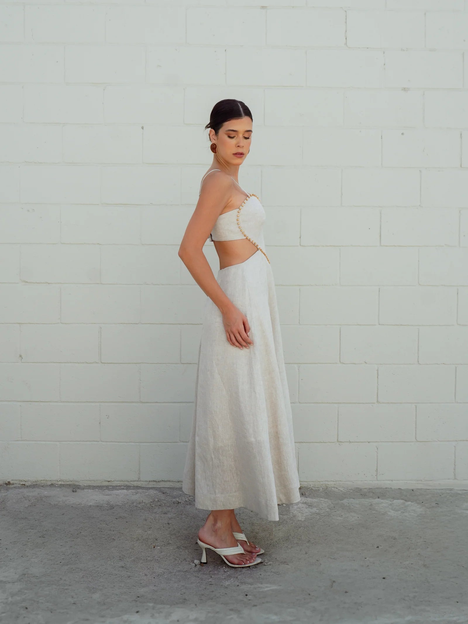 Heart Linen Dress