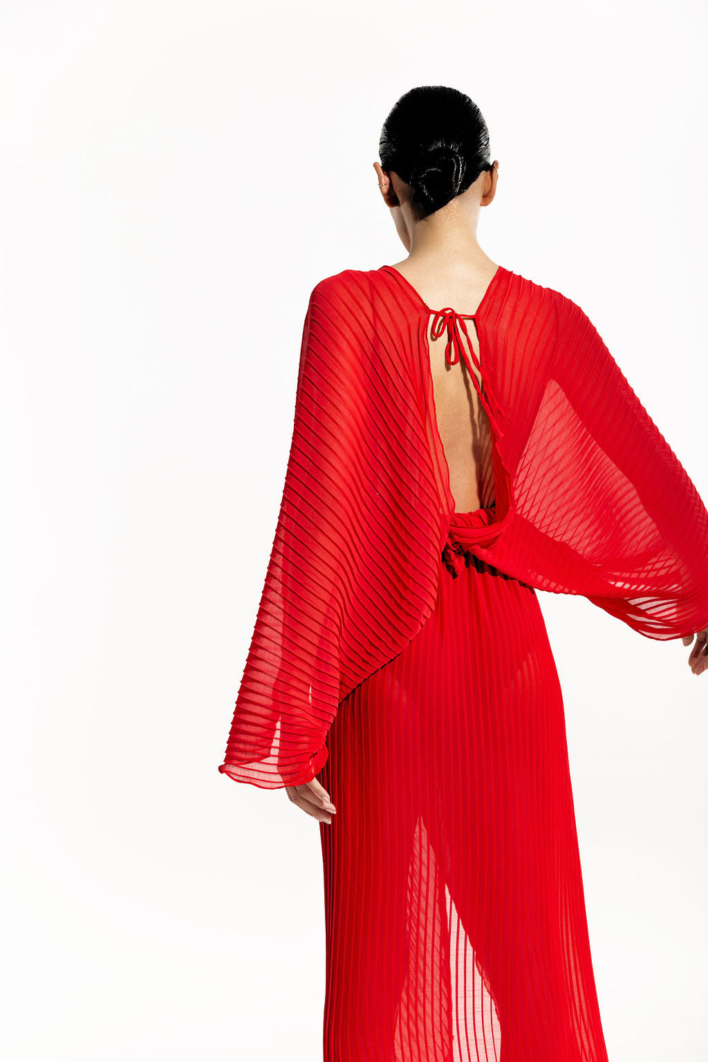Panneau Pleats- Red
