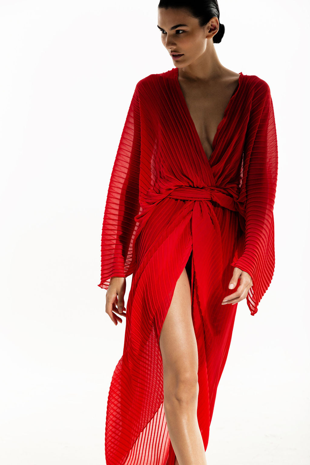 Panneau Pleats- Red