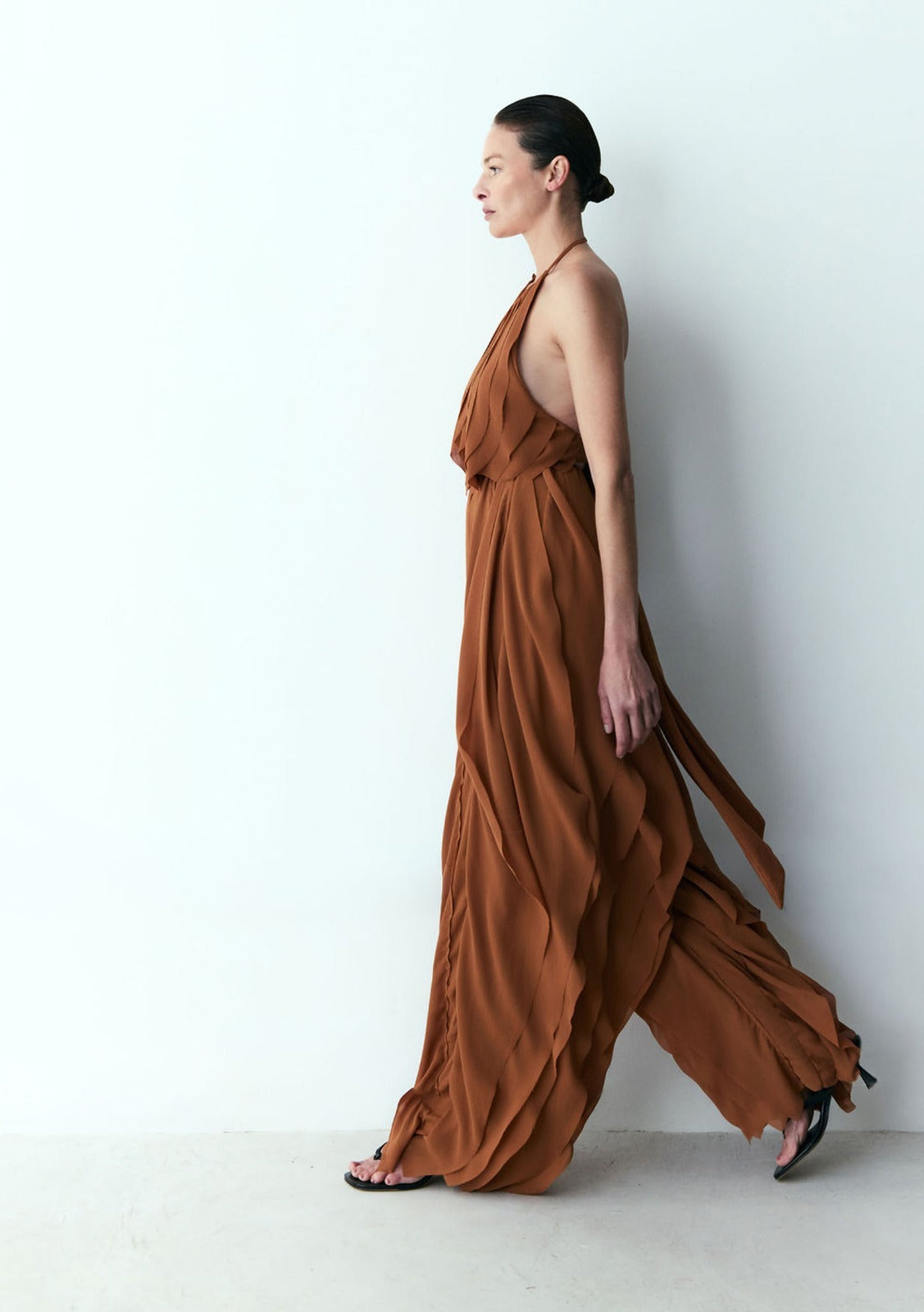 Pote Almond Halterneck Top