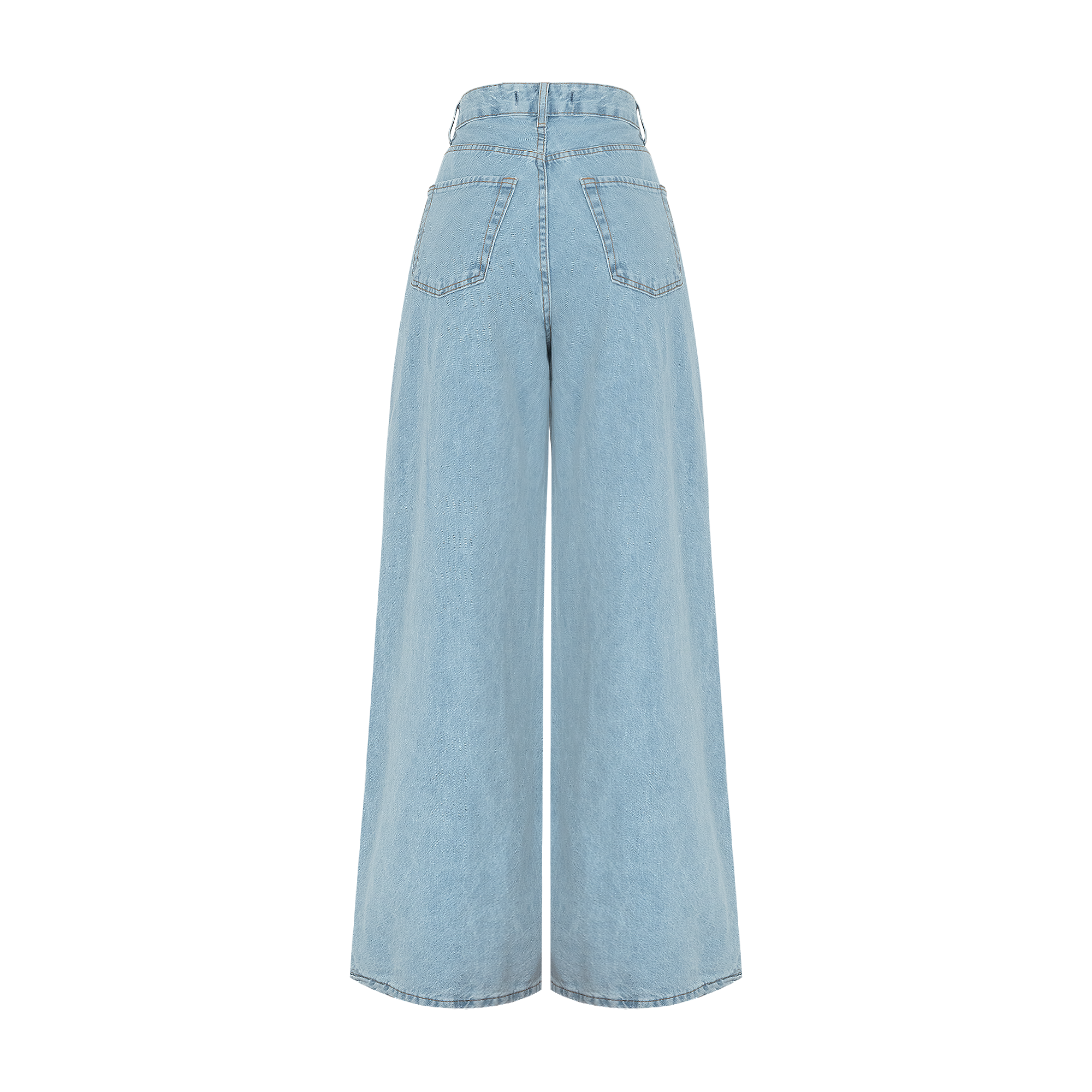Mid rise straight leg jeans-Mushrooms