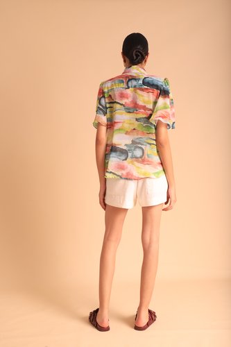 Linen Shorts  off white