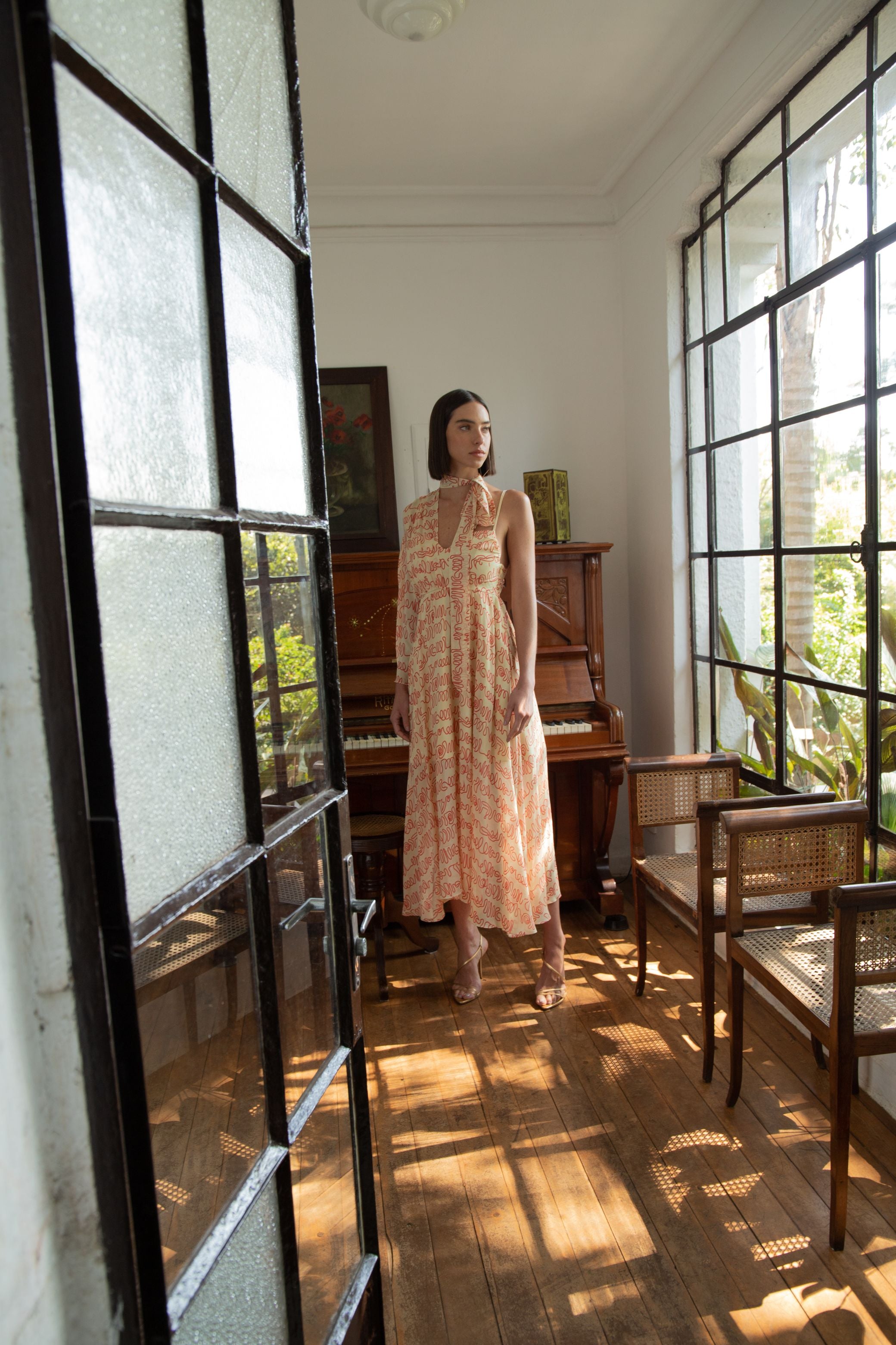 ZAYA Midi Dress - Butter Cream