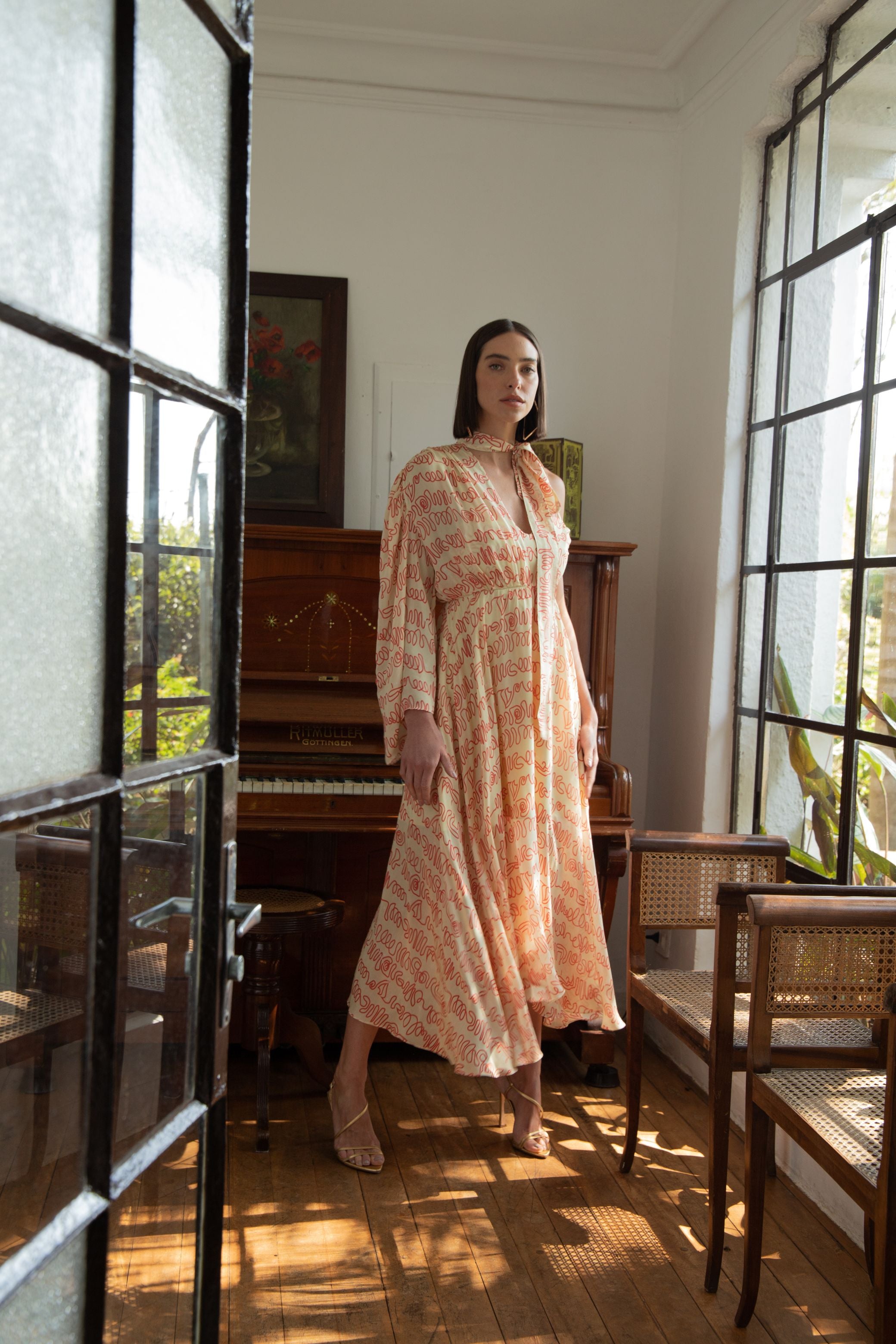 ZAYA Midi Dress - Butter Cream