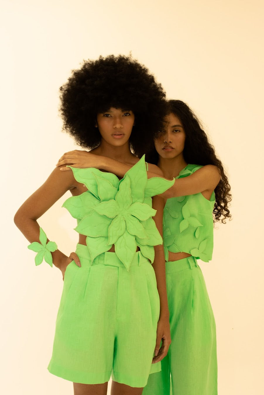 Flor Top  - green