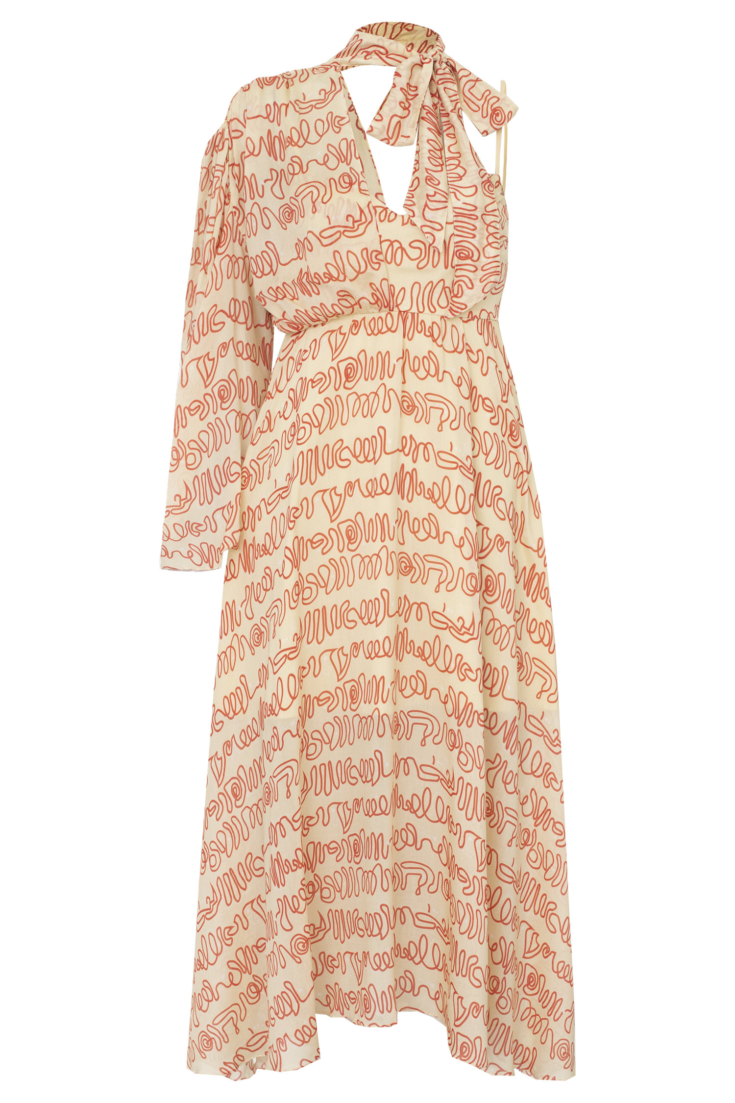 ZAYA Midi Dress - Butter Cream