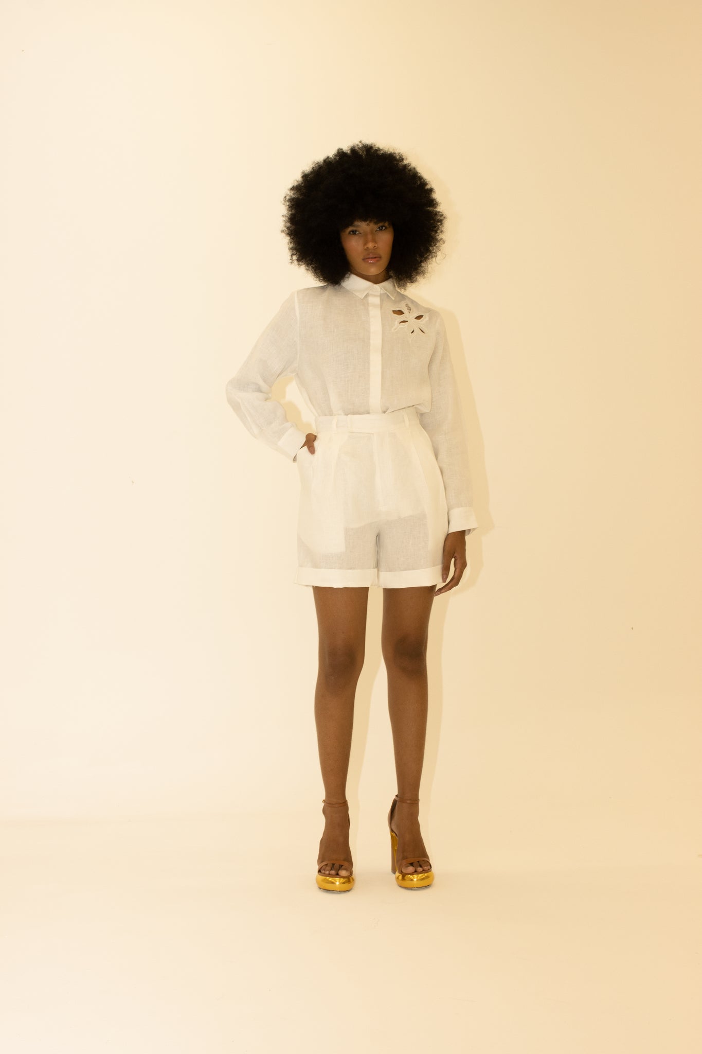 Tulipa Shorts - off white