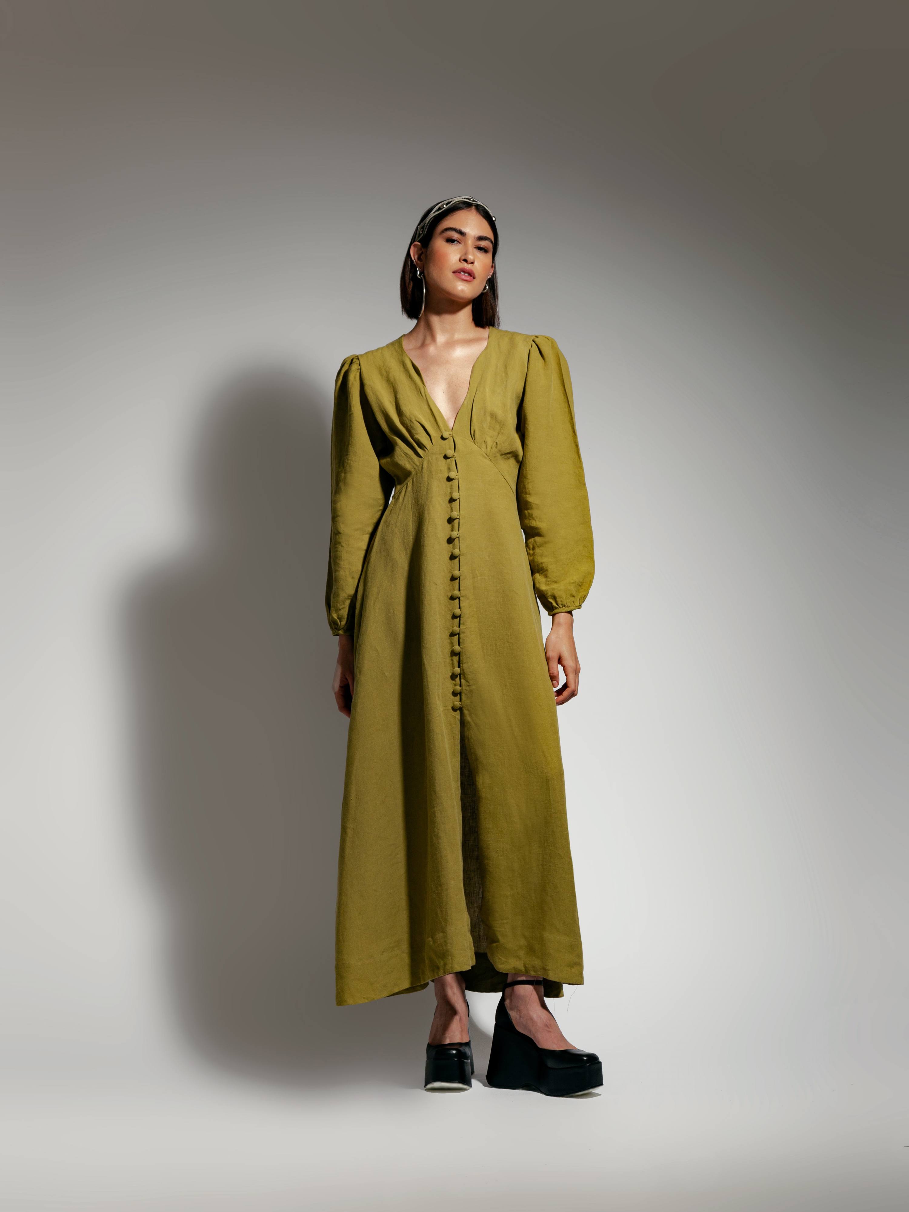 Bruma Dress - Green