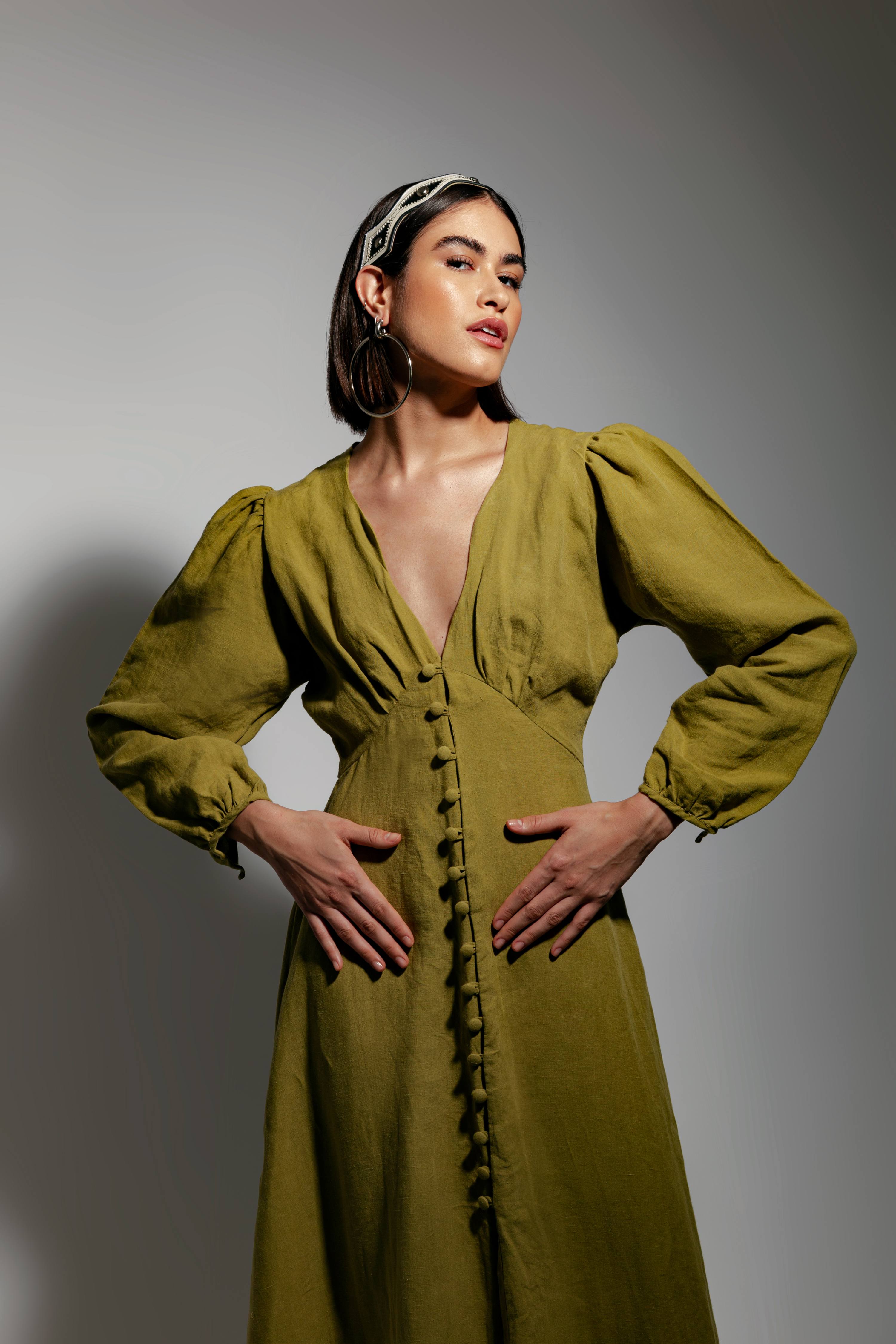 Bruma Dress - Green
