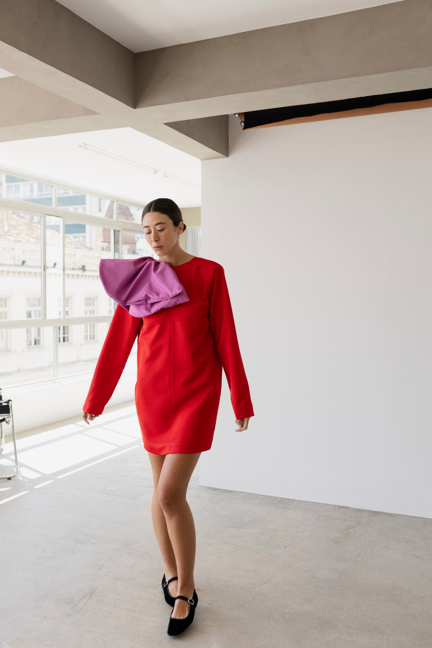 Red Petal Dress