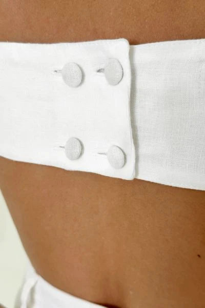 Wood Beaded Heart Top