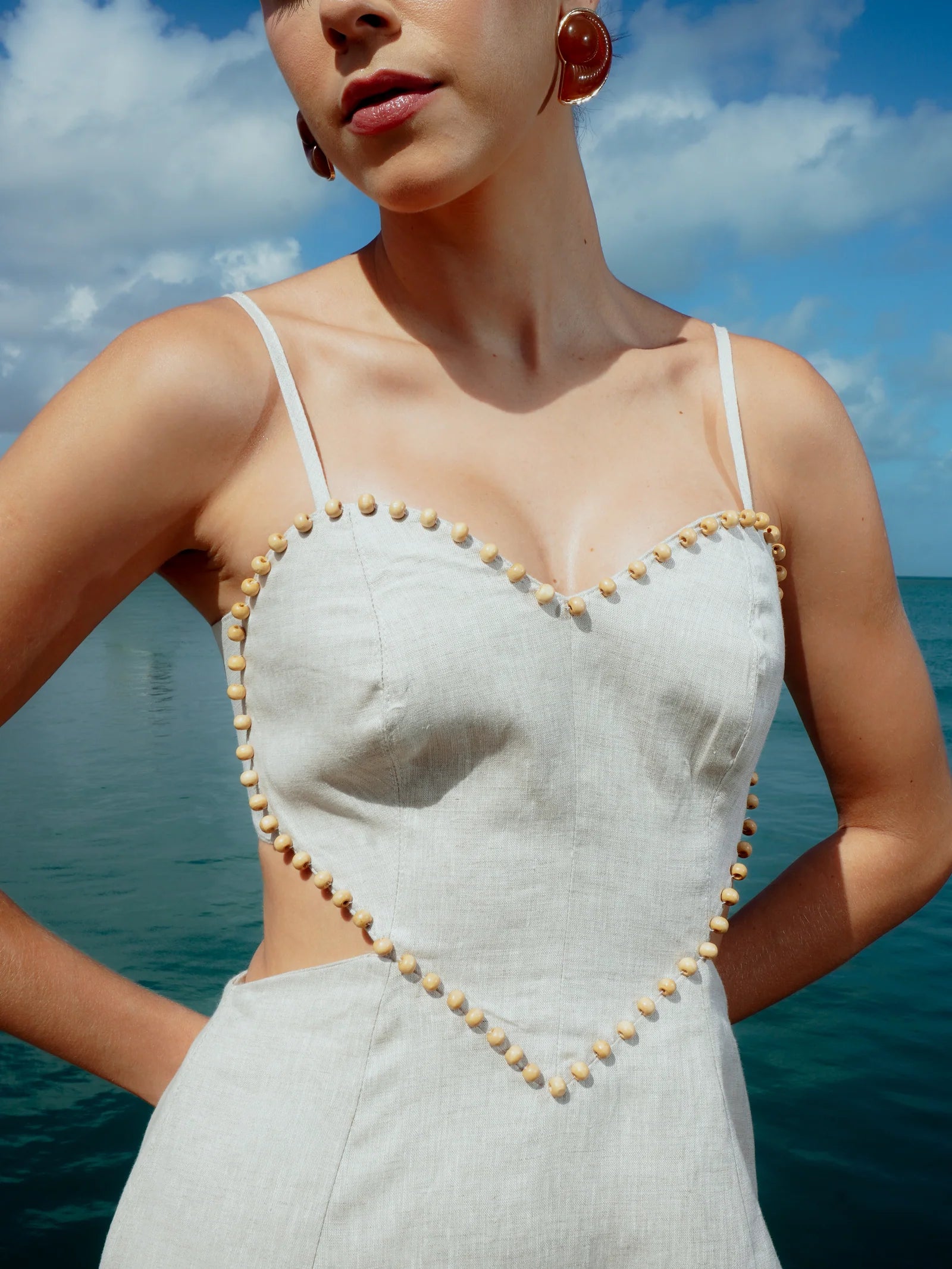 Heart Linen Dress